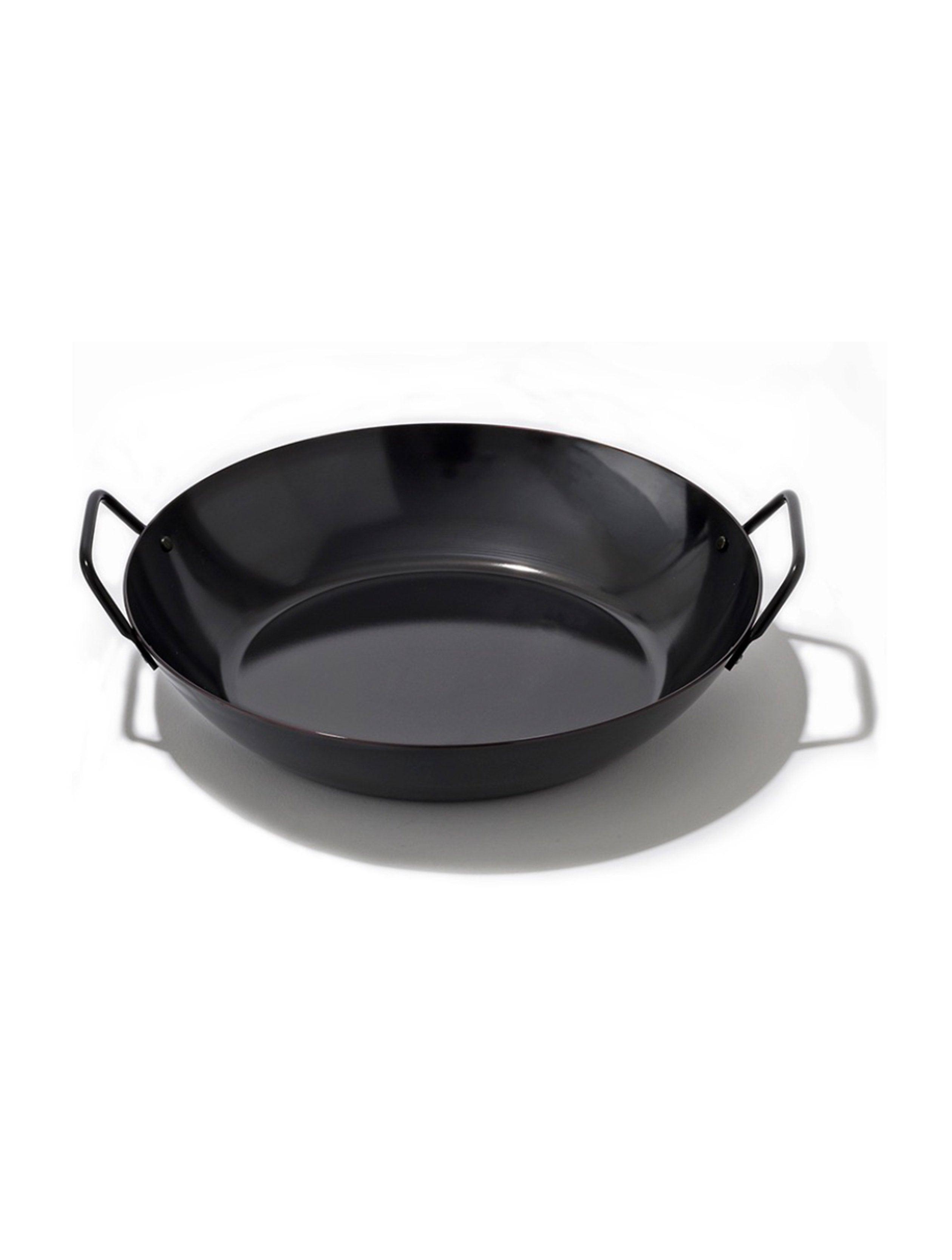 la base Iron Deep Paella Pan Frying Pan 30cm, Made in Japan WISTOS