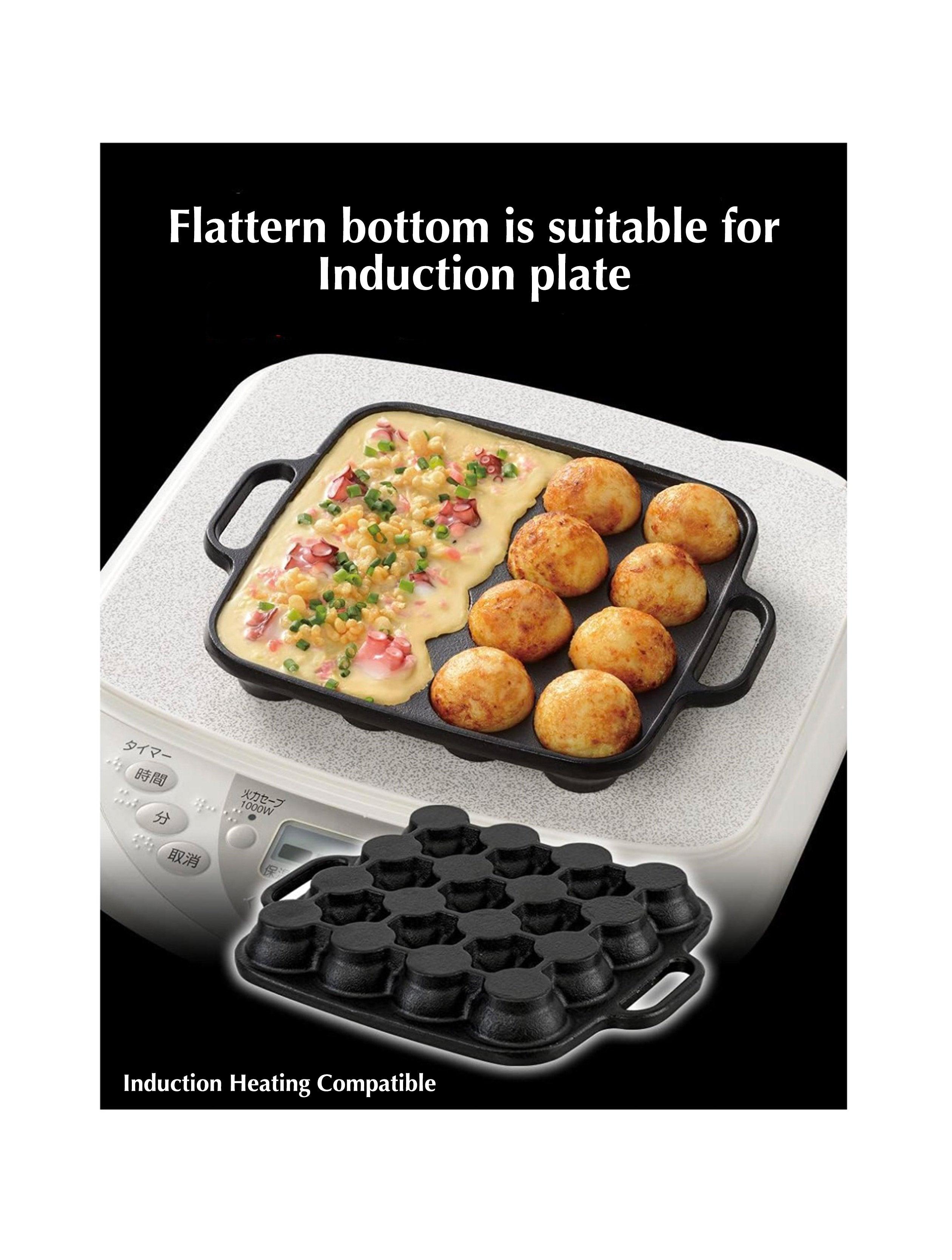 Takoyaki Plate Cast Iron 16 holes WISTOS Australia